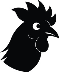 vector image of a rooster