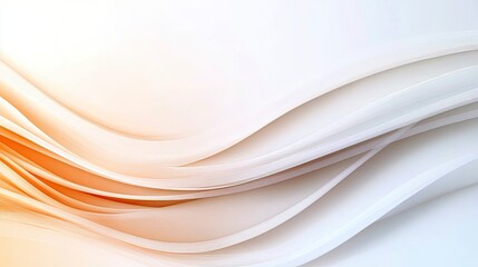 Fototapeta premium Abstract smooth flowing lines, soft light and color gradients