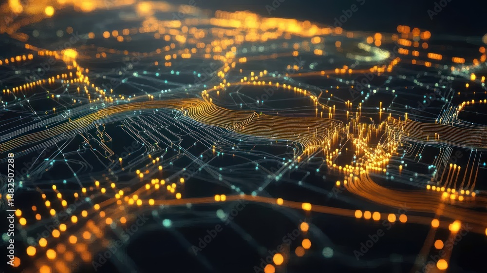 Poster abstract digital network: a visualization of global connectivity