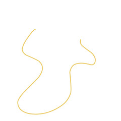 Golden thread Vector Illustration 