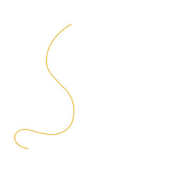 Golden thread Vector Illustration 
