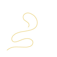 Golden thread Vector Illustration 