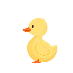 Adorable Yellow Duckling Illustration Perfect for Kids Books Websites and Cute Designs