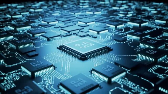 Exploring the intricate world of microchip technology and circuit design in high-tech environments