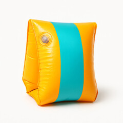 colorful pillows isolated on white