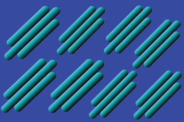 Abstract Loops on Blue Background ,modern abstract design with teal loops on a deep blue background. Perfect for digital wallpaper, fabric prints, and web design.