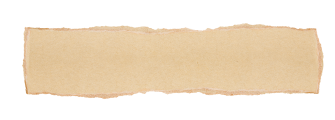 Piece of yellow torn edges paper ripped isolated on transparency background. Yellow ripped paper torn edges strips isolated