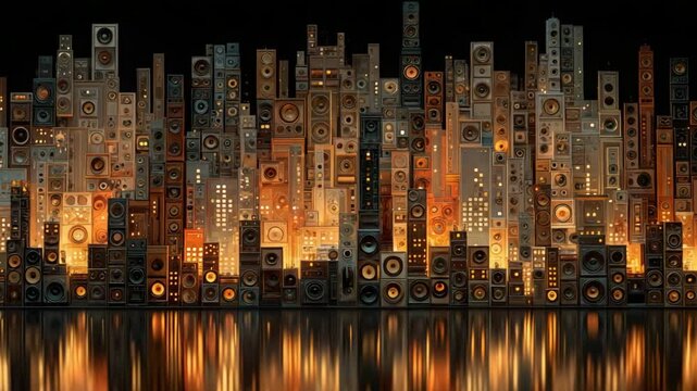 ancient, harp, standing, ruins, temple, vines, growing, around, strings