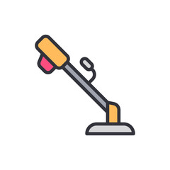 Illustration Of A Grass Trimmer With A Simple Style And Few Details