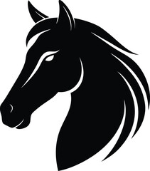 horse head vector