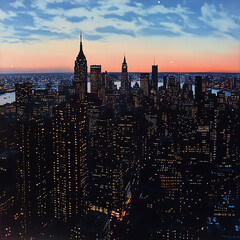 Industrial landscape with pollution rising during early morning sunrise high resolution picture