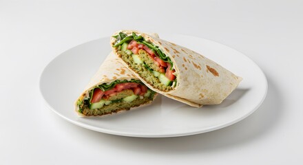 Healthy Vegetarian Falafel Sandwich - 3rd Course