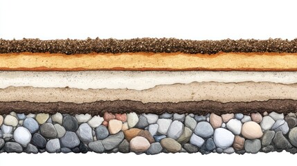 Cross-section of Earth's layers