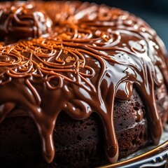 Chocolate cake dessert.