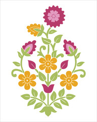 Seamless floral wall pattern of the Mughal era Pattern on the palace, Jaipur, Mughal Traditional colorful arch gate vector pattern, Mughal floral traditional ornament with an arch and a motif borders © NT House