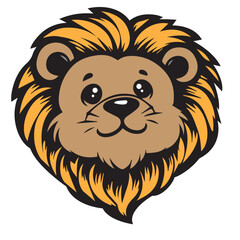 lion head vector