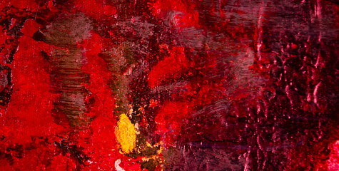 A Creative Combination of Dirty Parchment and Liquid Art