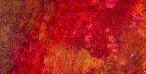 A Creative Combination of Dirty Parchment and Liquid Art