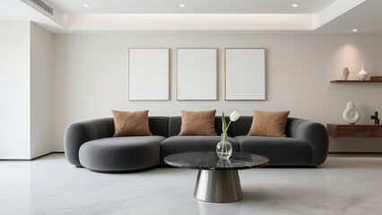 Luxury Living Room Decor Picture Frames, Decorative Paintings & Stylish Layouts