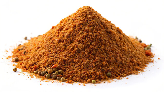 lebanese seven spice blend isolated on white background traditional middle eastern seasoning for meats and rice stock image