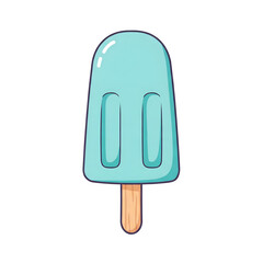 Simple Teal Popsicle