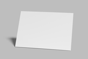 A6 Realistic Postcard Mockup