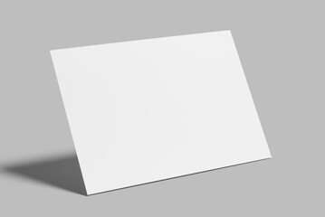 A6 Realistic Postcard Mockup