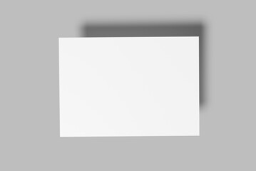 A6 Realistic Postcard Mockup