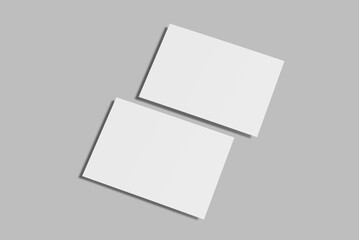 A6 Realistic Postcard Mockup