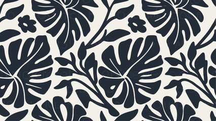 Floral Tropics, Artistic Abstract Design for Botanical Lovers
