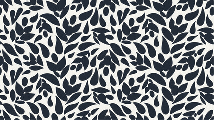 Lush Tropics Abstract Botanical Flowers & Smooth Nature-Inspired Design