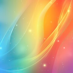 Abstract flowing colours