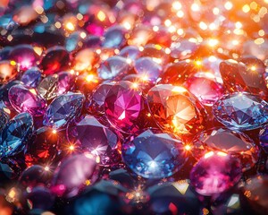 Gleaming Gems A Colorful Array