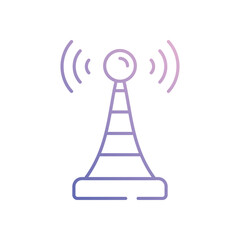 Antenna vector icon stock illustration