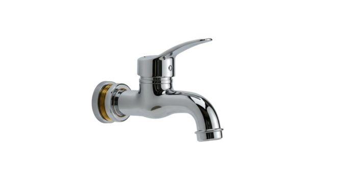 Isolated Steel Faucet