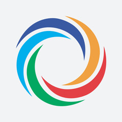 Media Logo Design Vector