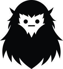 Bigfoot head Vector
