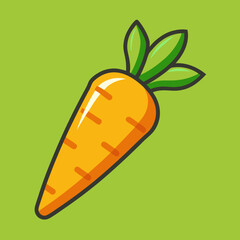 vector illustration of an orange