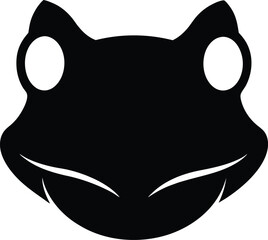 frog on white background