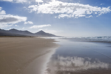 cofete beach , Fuerteventura, canary islands