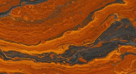 Fototapeta premium Abstract Orange and Gray Painting