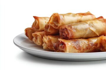 Golden-Brown Spring Rolls: A Delicious Asian-Inspired Culinary Delight