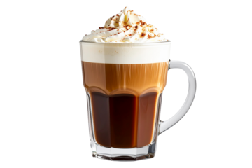  Irish coffee, transparent background