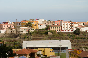 Town of Agulo. La Gomera. Canary Islands. Spain.
