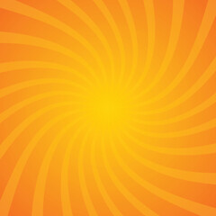 orange and yellow comic sunburst background