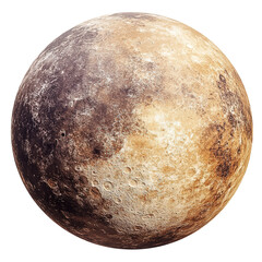 Mercury Planet Space Isolated on PNG Transparent Background
