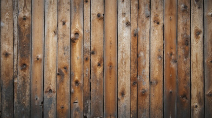 Fototapeta premium Close-Up of a Rustic Wooden Wall – Microphotography of Grain and Weathered Texture