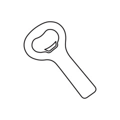 bottle opener line icon