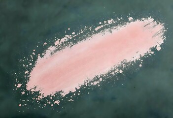 Pink powder exploding on dark green background creating stunning visual effect