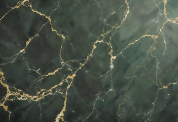 Green marble with golden veins creating a luxurious texture